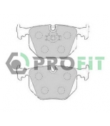 PROFIT - 50001483 - Колодки тормозные диск. задние BMW E46/E38/E53/E83 98- 123X59,4X17,3mm 34216752632