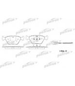 PATRON - PBP779 - Колодки тормозные дисковые передн BMW: 3 94-98, 3 кабрио 94-99, 3 кабрио 01-, 3 купе 92-99, 3 купе 00-, 5 86-90, 5 88-95, 5 Touring 91-97, 7 86-94, Z3 97-03, Z3 купе 98-03