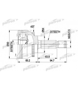 PATRON - PCV5052 - ШРУС наружн к-кт [A:25 B:33 D: 54 ABS:43] MITSUBISHI: GALANT VI 2.0-2.4 GDI 96-03