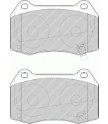 FERODO - FDB1561 - Комплект тормозных колодок, диско
