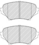 FERODO - FDB1893 - Комплект тормозных колодок дисковый тормоз