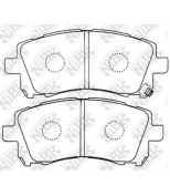 NIBK - PN7390 - КОМПЛЕКТ ПЕРЕДНИХ ТОРМОЗНЫХ КОЛОДОК