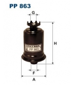 FILTRON PP863 Фильтр топливный PP863