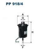 FILTRON - PP9184 - Фильтр топливный TOYOTA AVENSIS 1.6/1.8 -00