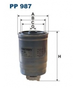 FILTRON - PP987 - Фильтр топливный CAD BLS 06-  SAAB 9-3 -11