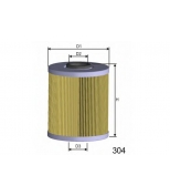 MISFAT - F604 - Топливный фильтр MISFAT