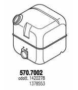 ASSO - 5707002 - Глушитель основной