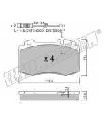 FRITECH - 5791W - Колодки тормозные дисковые передние MERCEDES ML 98-