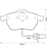 JURID - 571982D - Комплект тормозных колодок, дисковый тормозной механизм