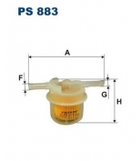 FILTRON - PS883 - Фильтр топливный PS883