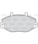 VALEO - 598037 - Комплект тормозных колодок