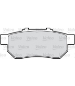 VALEO - 598437 - Комплект тормозных колодок