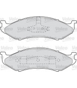 VALEO - 598491 - Комплект тормозных колодок