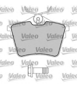 VALEO - 598664 - Колодки тормозные зад. PSA PEUGEOT 407/407SW/607 (