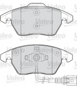 VALEO - 598729 - Комплект тормозных колодок
