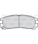 VALEO - 598834 - Комплект тормозных колодок, диско