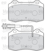 VALEO - 598859 - Комплект тормозных колодок