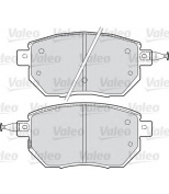 VALEO - 598918 - Комплект тормозных колодок