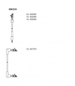 BREMI - 600210 - BR-600/210_к-кт проводов! Renault Clio 1.1 91-98