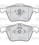 VALEO - 601030 - Комплект тормозных колодок