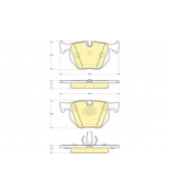 GIRLING - 6114992 - (GDB1499) Колодки торм зад E65 03-