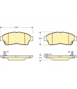 GIRLING - 6131479 - Колодки тормозные COROLLA 92>01/CARINA E 92>96/RAV 4 94>95 передние