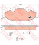 TRW - GDB1600 - Колодки тормозные дисковые GDB1600