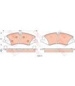 TRW - GDB1898 - Колодки торм.пер. LAND ROVER Range Rover Sport 3.0 TD, 5.0 V8