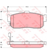 TRW - GDB3274 - Колодки тормозные дисковые GDB3274