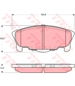 TRW - GDB3320 - Колодки тормозные дисковые GDB3320