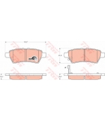 TRW - GDB3405 - Колодки тормозные дисковые GDB3405