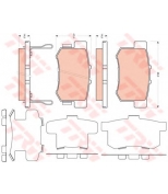 TRW - GDB3447 - Колодки тормозные дисковые GDB3447