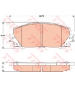 TRW - GDB3459 - Колодки тормозные дисковые GDB3459