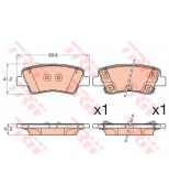 TRW - GDB3594 - Колодки торм диск к-т