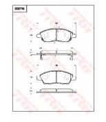 TRW - GDB7742 - PAD KIT  DISC BRAKE