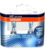 OSRAM 64210CBIHCB А/лампы Osram г/с COOL BLUE INTENSE 12V H7 55W (евробокс 2шт) (Германия)