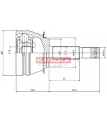 KAMOKA - 6544 - Шрус, внеш. 22/29/52MM DEAWOO NEXIA 95"-97"