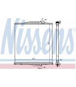 NISSENS - 654620 - Радиатор охлаждения двигателя [900x870x48 без рамки]