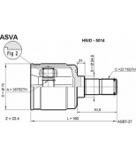 ASVA - HNID5014 - Шрус внутренний левый 28x35x25