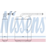 NISSENS - 73349 - Теплообменник, отопление салона
