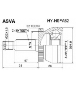 ASVA HYNSFA52 Шрус наружный 36x30