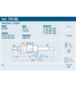 FAE - 74146 - свеча накала 74146
