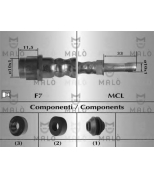 MALO - 80654 - Шланг тормозной