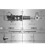 MALO - 80826 - Шланг тормозной