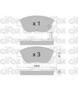 CIFAM - 8223222 - Комплект тормозных колодок, дисковый тормоз