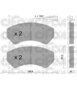 CIFAM - 8227091 - Комплект тормозных колодок  дисковый тормоз