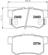 HELLA - 8DB355009581 - Комп. дисковых торм. колодок