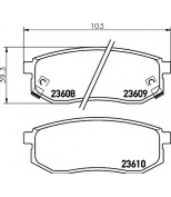 HELLA - 8DB355010011 - Brake Pad Set, disc brake