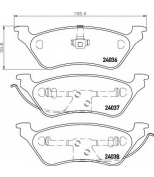 HELLA - 8DB355011061 - Brake Pad Set, disc brake