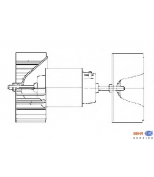 HELLA - 8EW009159171 - Вентилятор салона 12V